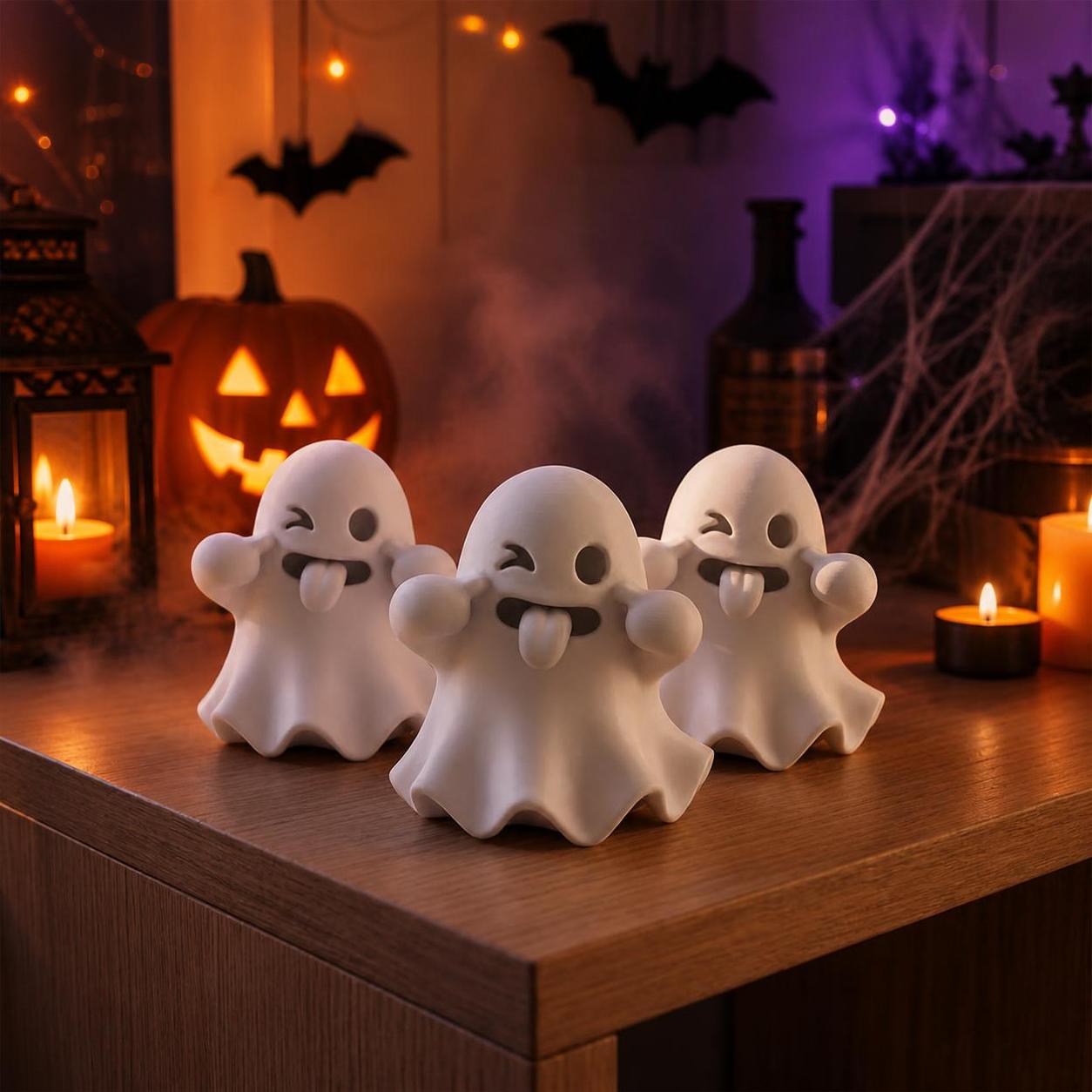 3D Printing Ghosting - Zabawne figurki duchów na Halloween, psotne,