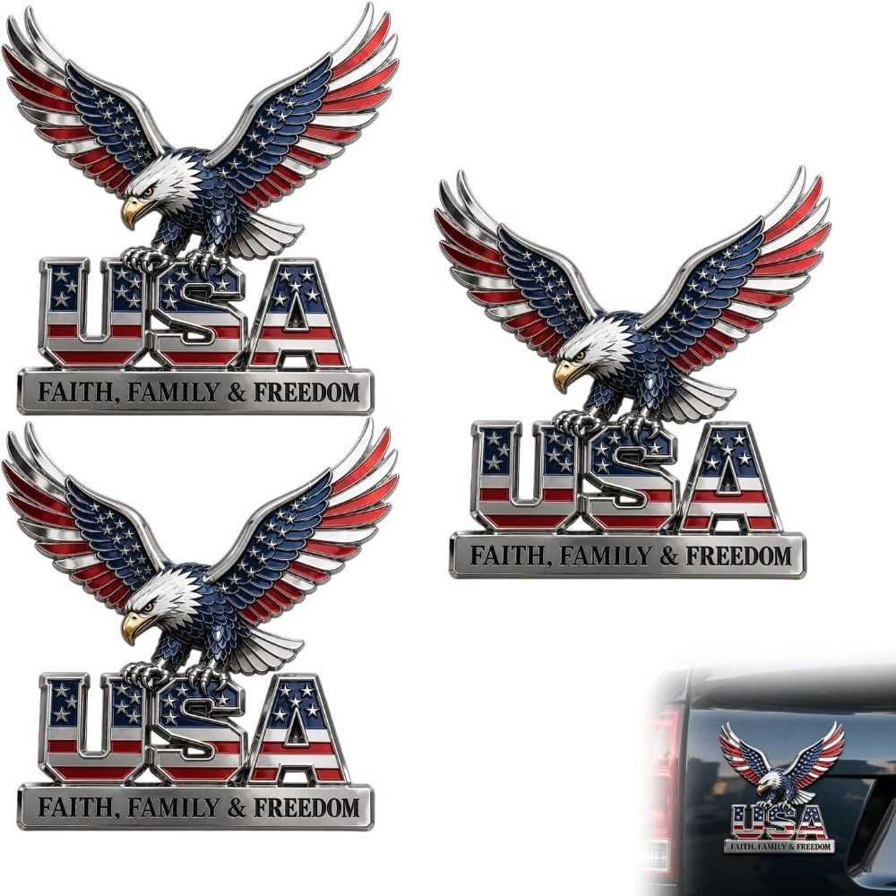 3D Printing Eagle - Wypukły metalowy wzór 3D USA Emblemat
