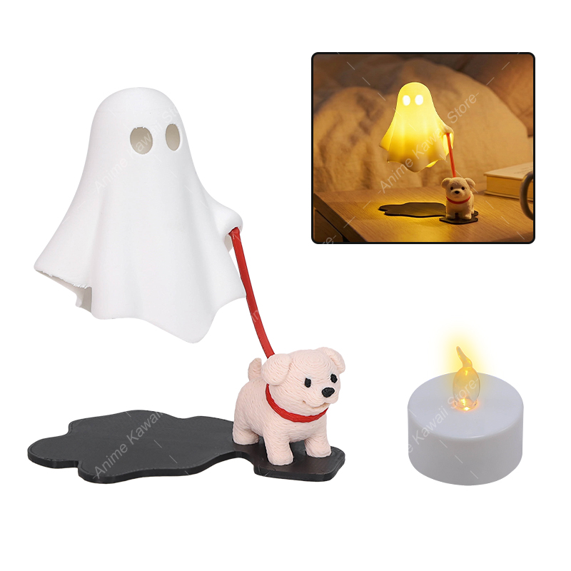 3D Printing Ghosting - Figurka ducha z psem drukowana w