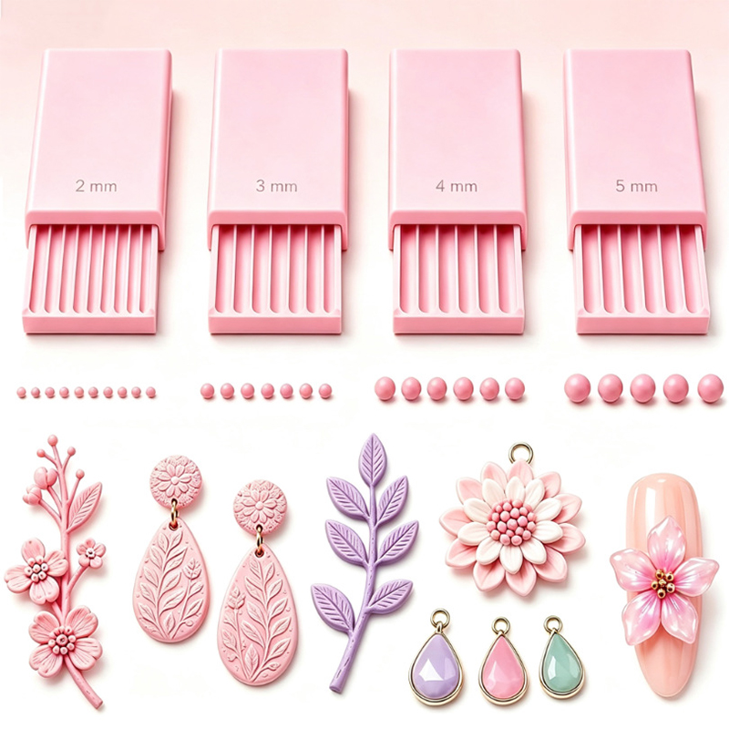 3D Printing Earrings - Wałek do formowania kulek z gliny,