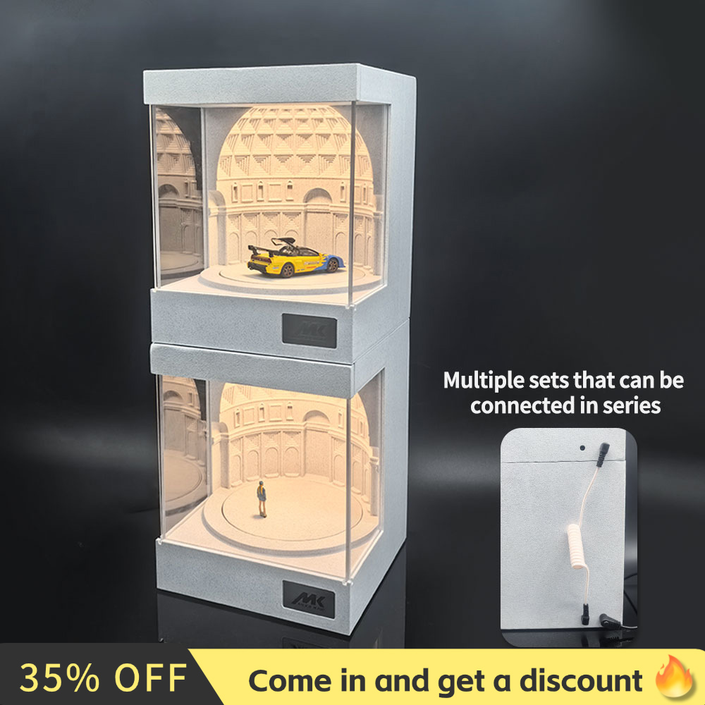 3D Printing Diecast Cars - Miniaturowa lampa z taśmą magnetyczną w