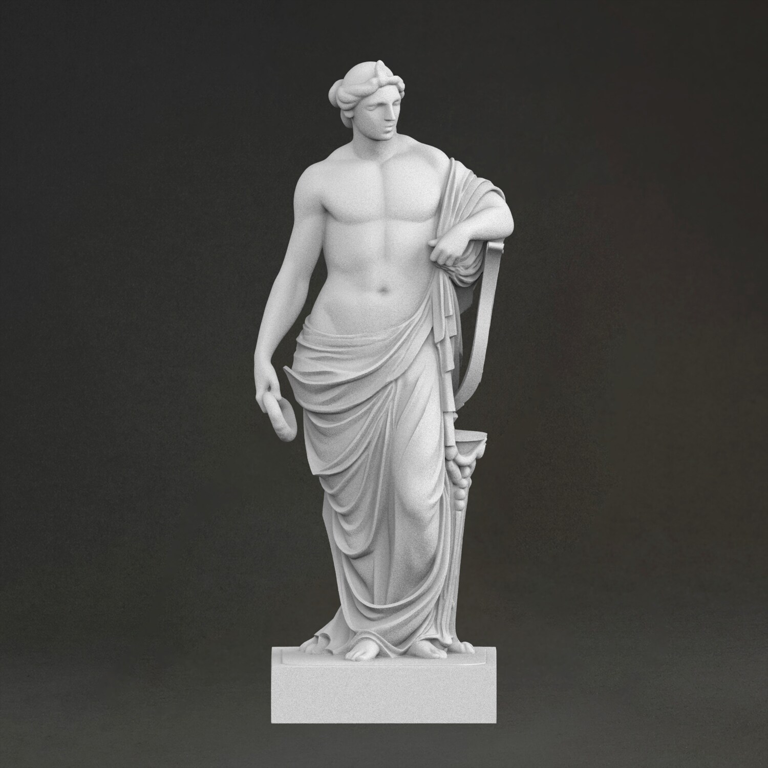 3D Printing Material - Rzeźba „Apollo, bóg słońca”, wykonana z