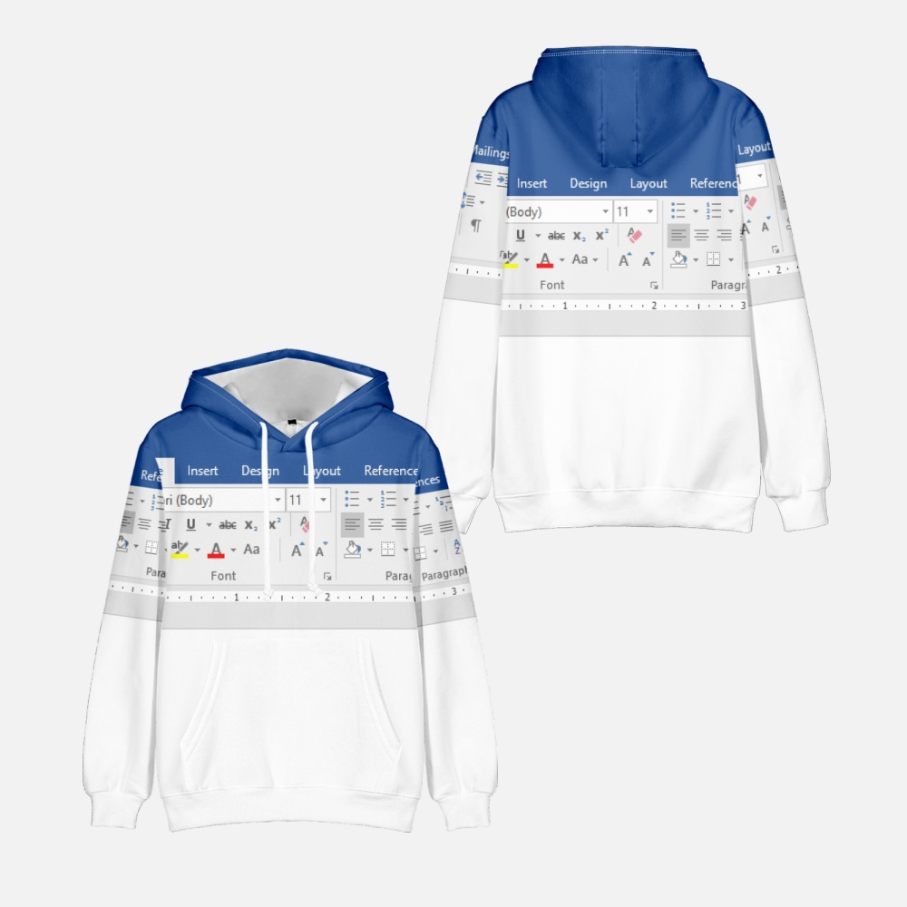 3D Printing Design Software - Bluza z kapturem 3D Casual Excel