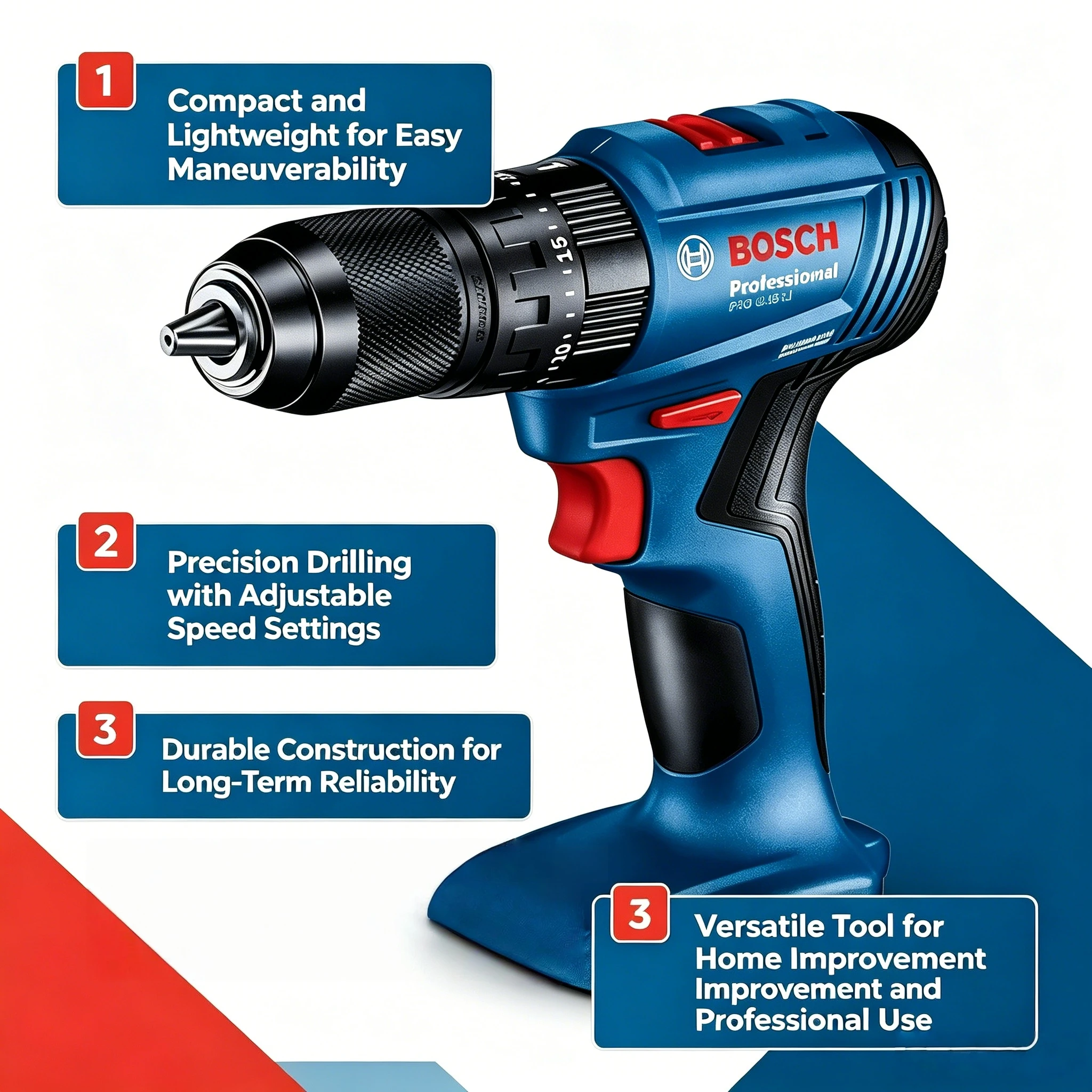 Bosch Drill Gsb 18V - BOSCH GSB 185-LI – bezszczotkowa wiertarko-wkrętarka