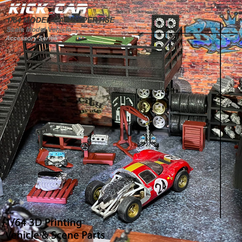 3D Printing Diecast Cars - Dayu 1/64 Model samochodu Diorama do