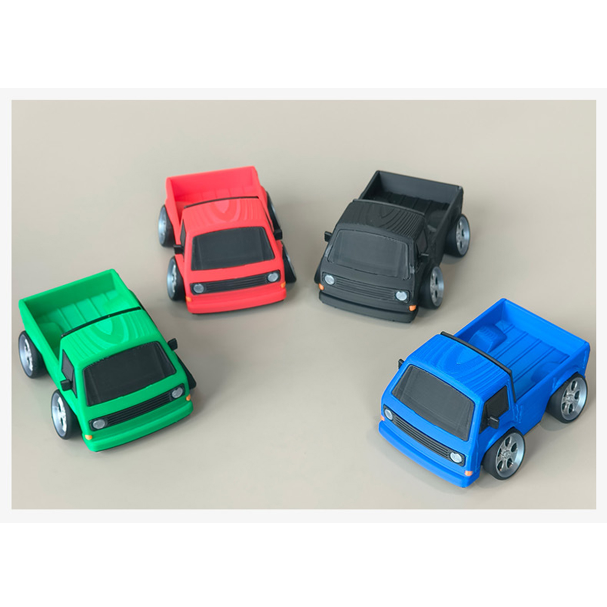 Retro T3 Pickup Truck Model 3D – 3D Printing Diecast Cars recenzja i cena