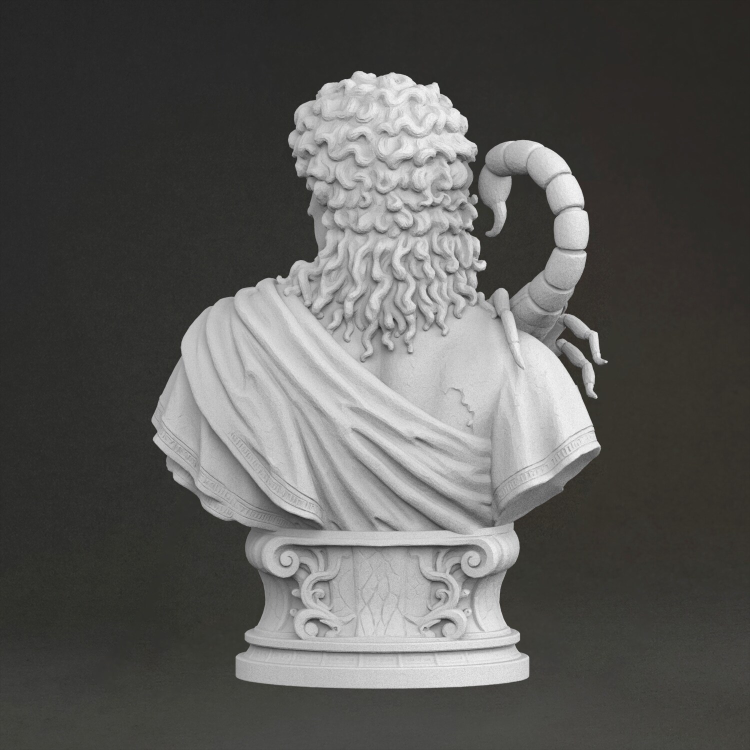„Bust Skorpiona” – rzeźba, wyk – 3D Printing Material recenzja i cena