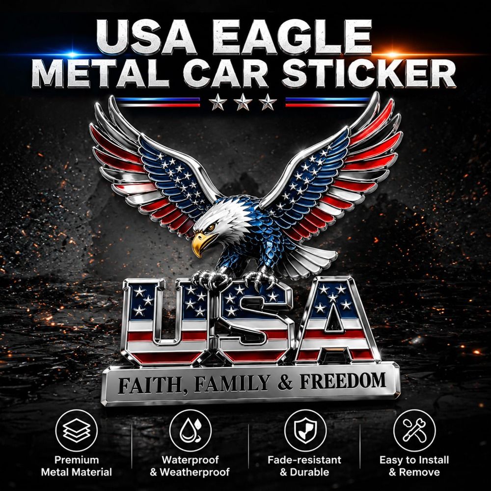 Wypukły metalowy wzór 3D USA E – 3D Printing Eagle recenzja i cena