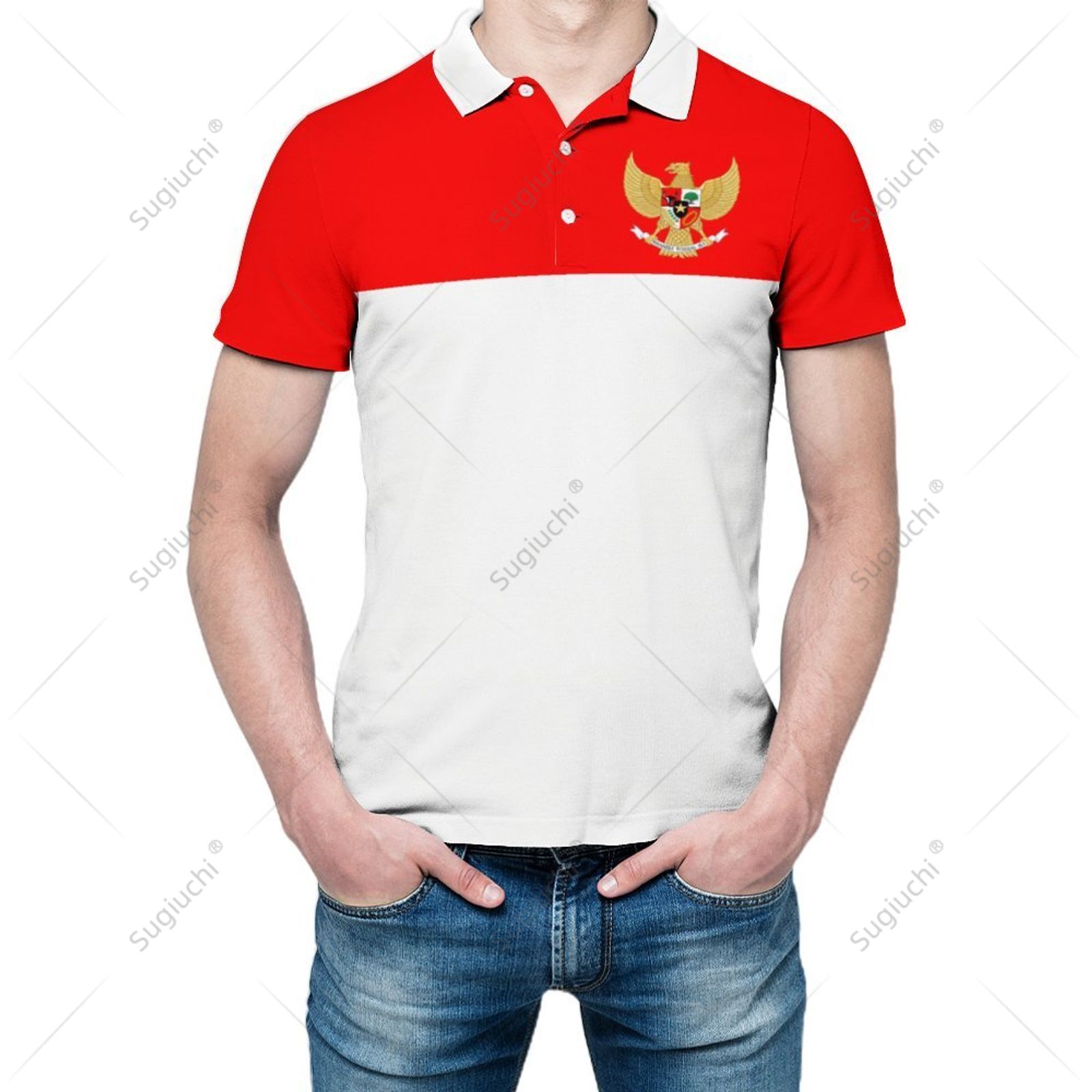 Koszulka polo unisex z flagą I – 3D Printing Indonesia recenzja i cena