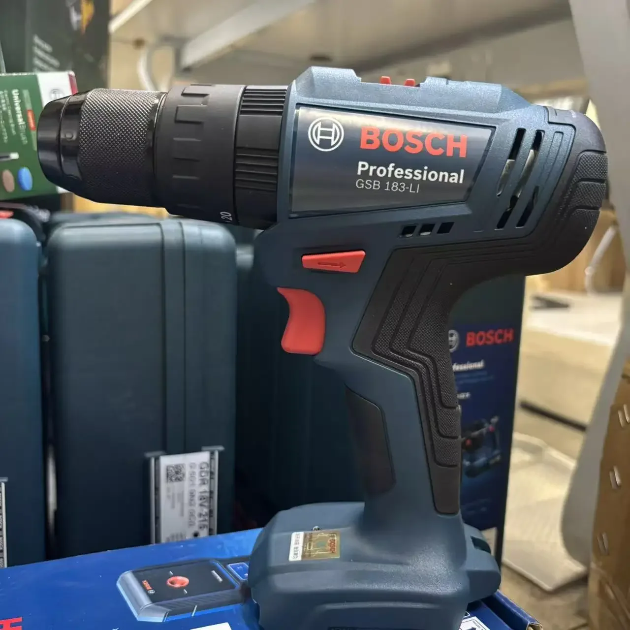 Bosch GSB 183-LI – akumulatoro – Bosch Drill Gsb 18V recenzja i cena
