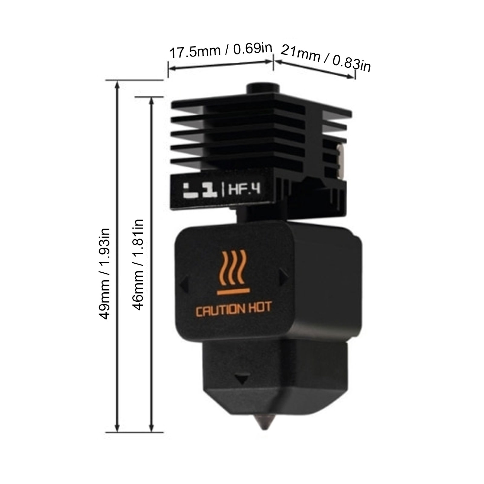 Wymienny hotend o wysokim prze – 3D Printing Steel recenzja i cena