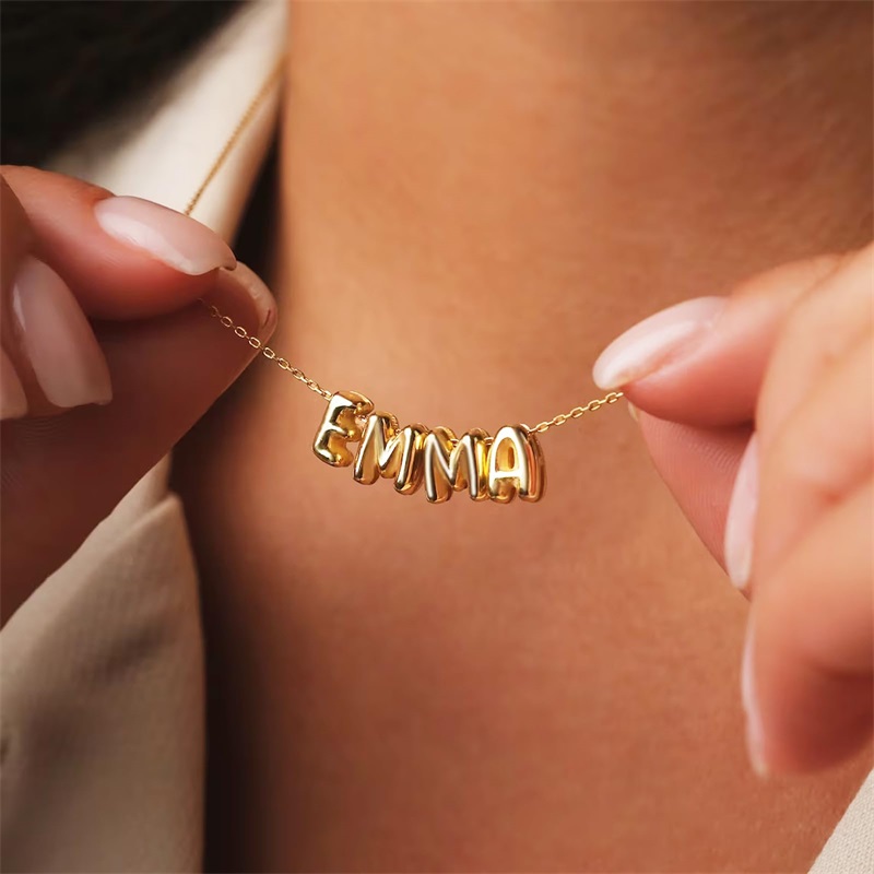 Naszyjniki z literami typu bub – 3D Printing Jewelry recenzja i cena