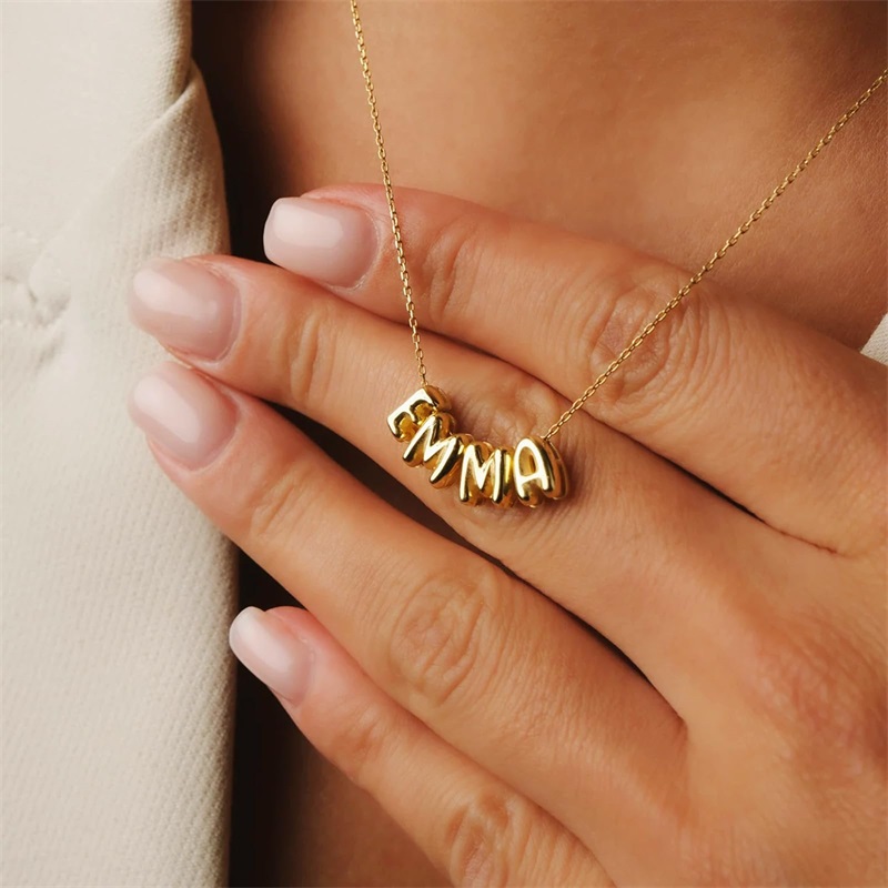 Naszyjniki z literami typu bub – 3D Printing Jewelry recenzja i cena