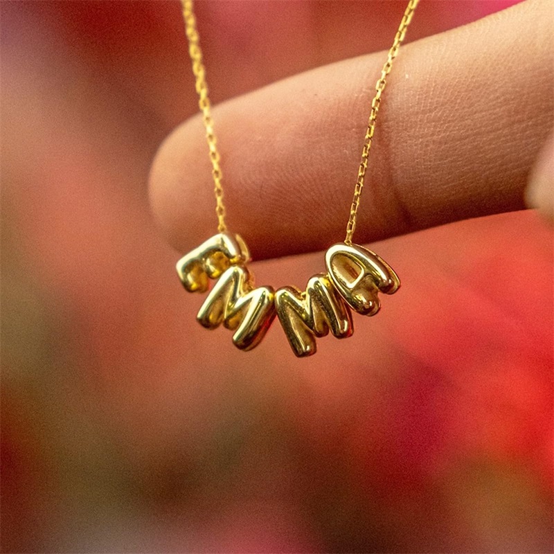 Naszyjniki z literami typu bub – 3D Printing Jewelry recenzja i cena