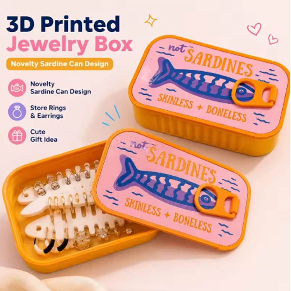 Pudełko na biżuterię w kształc – 3D Printing Earrings recenzja i cena