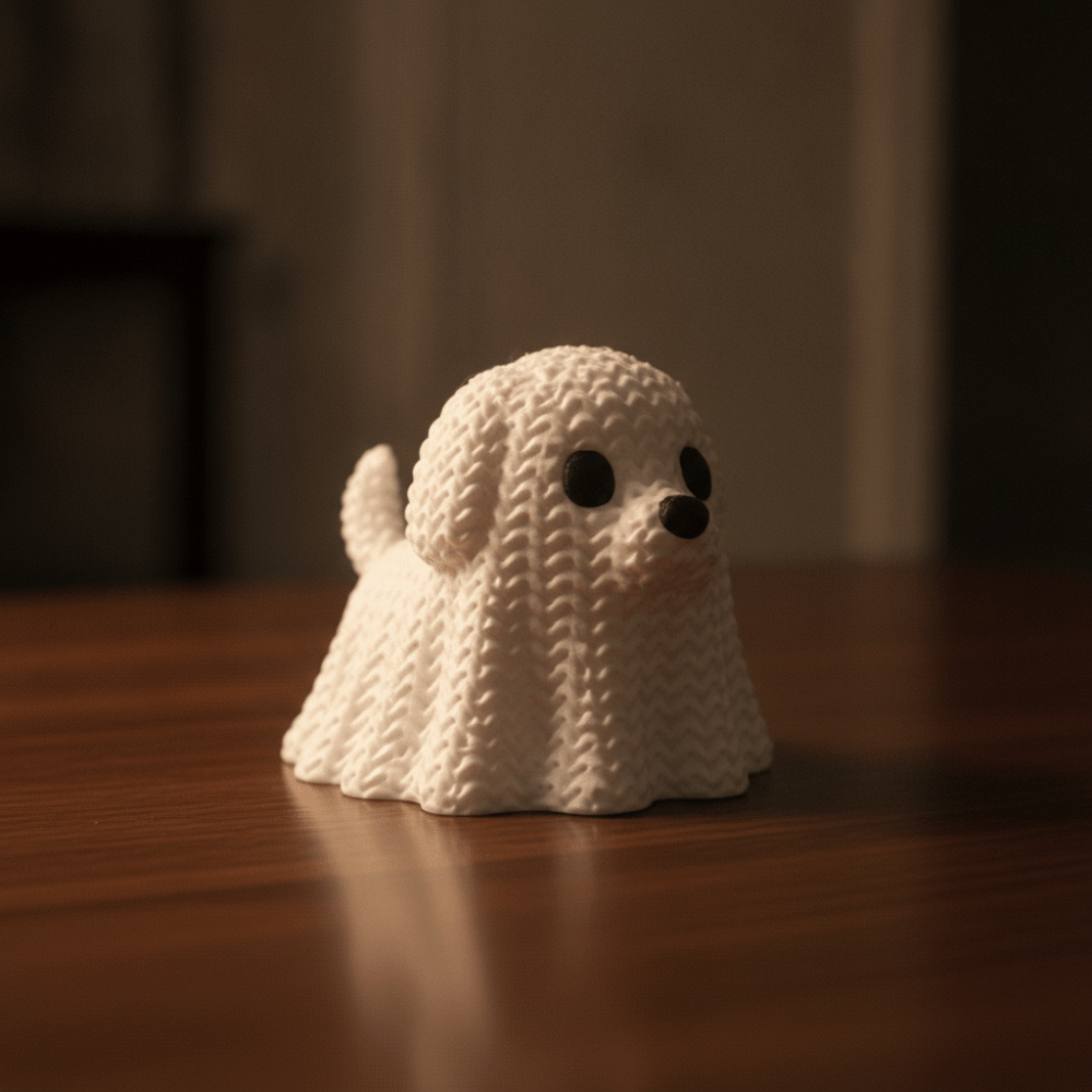 Dzianinowa Tekstura Halloweeno – 3D Printing Ghosting recenzja i cena