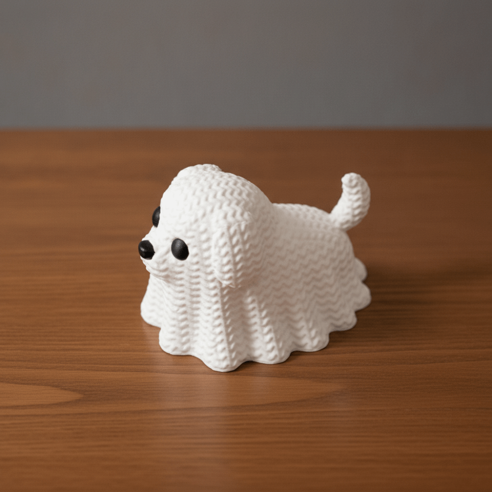 Dzianinowa Tekstura Halloweeno – 3D Printing Ghosting recenzja i cena