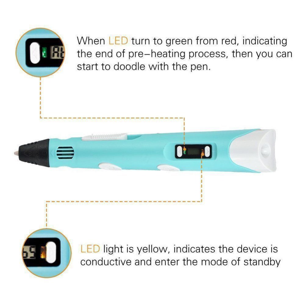 Dikale 3D długopis LED ekran D – 3D Printing Pen For Kids recenzja i cena