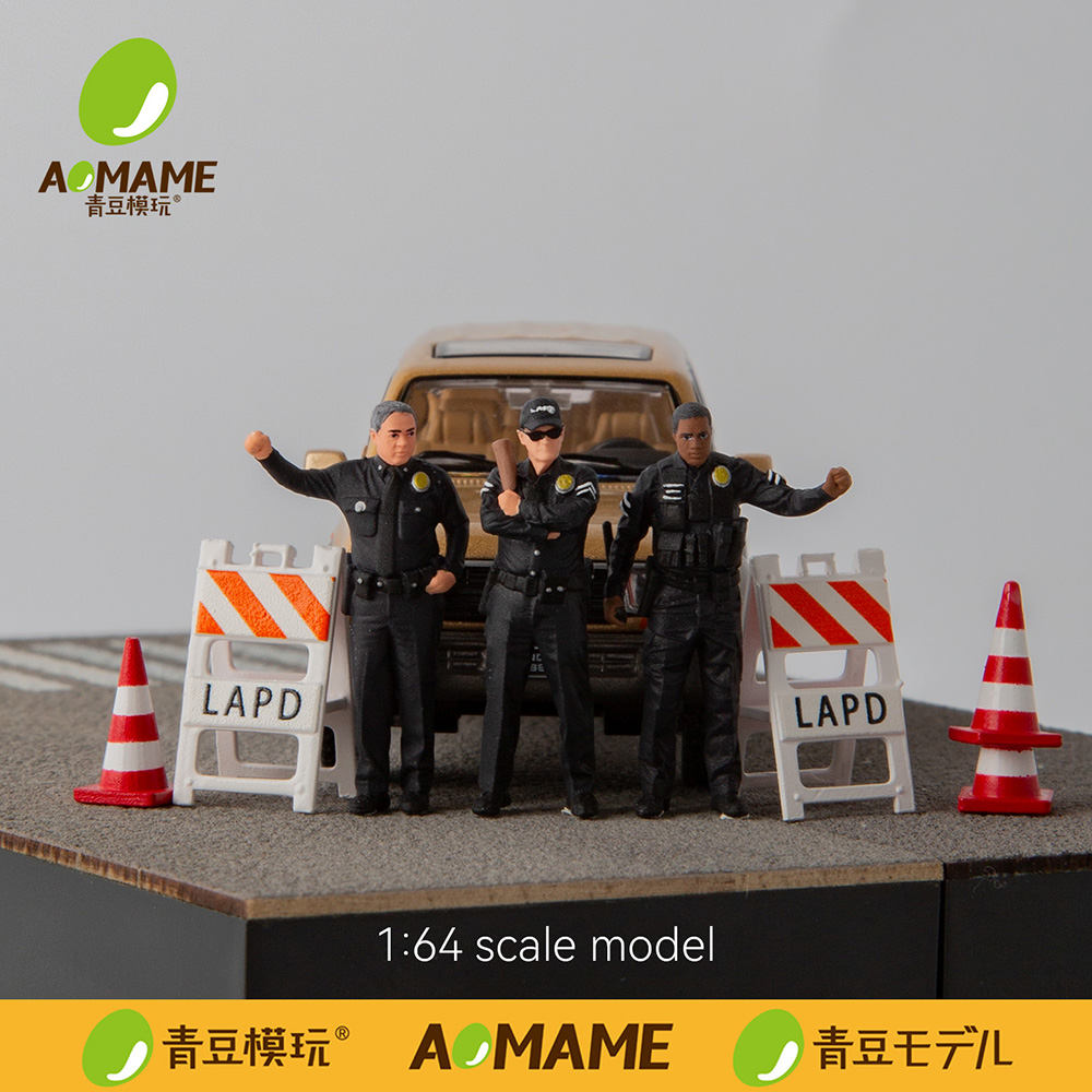 Figurki policyjne LAPD w skali – 3D Printing Diecast Cars recenzja i cena