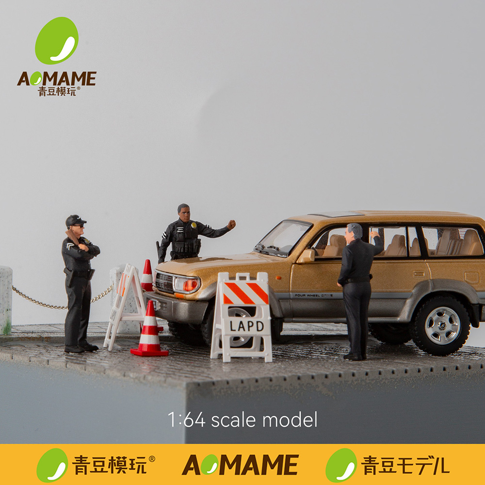 Figurki policyjne LAPD w skali – 3D Printing Diecast Cars recenzja i cena
