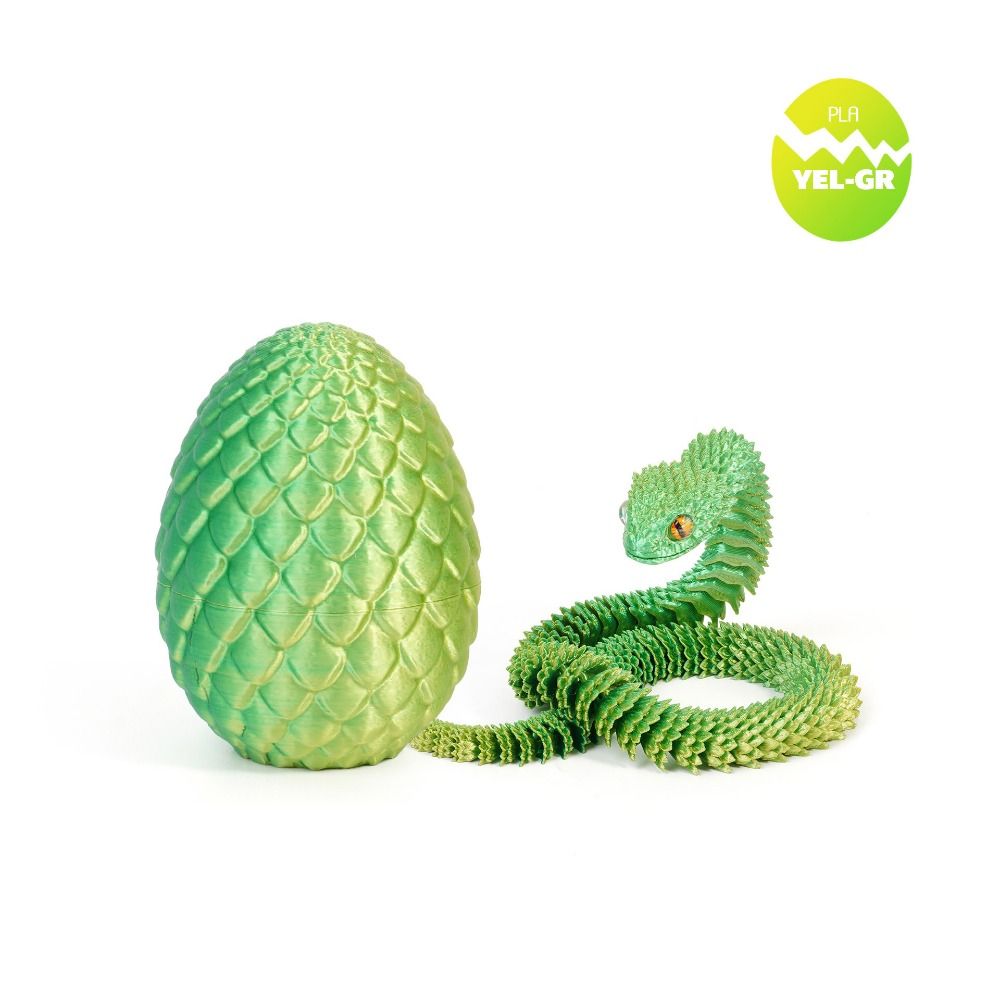 Kreatywny, drukowany w 3D wąż, – 3D Printing Egg recenzja i cena
