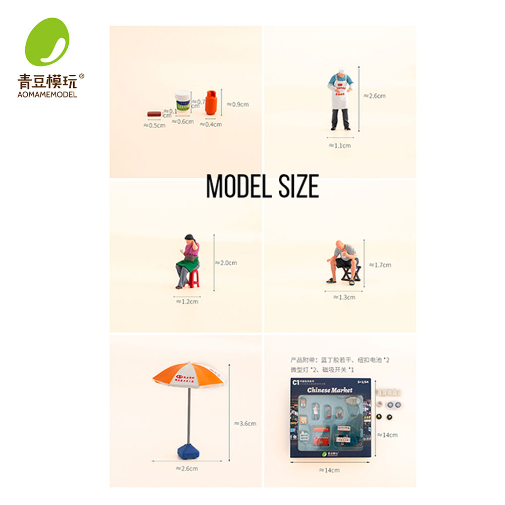 1/64 Model nocnego targu - Pre – 3D Printing Liquid recenzja i cena