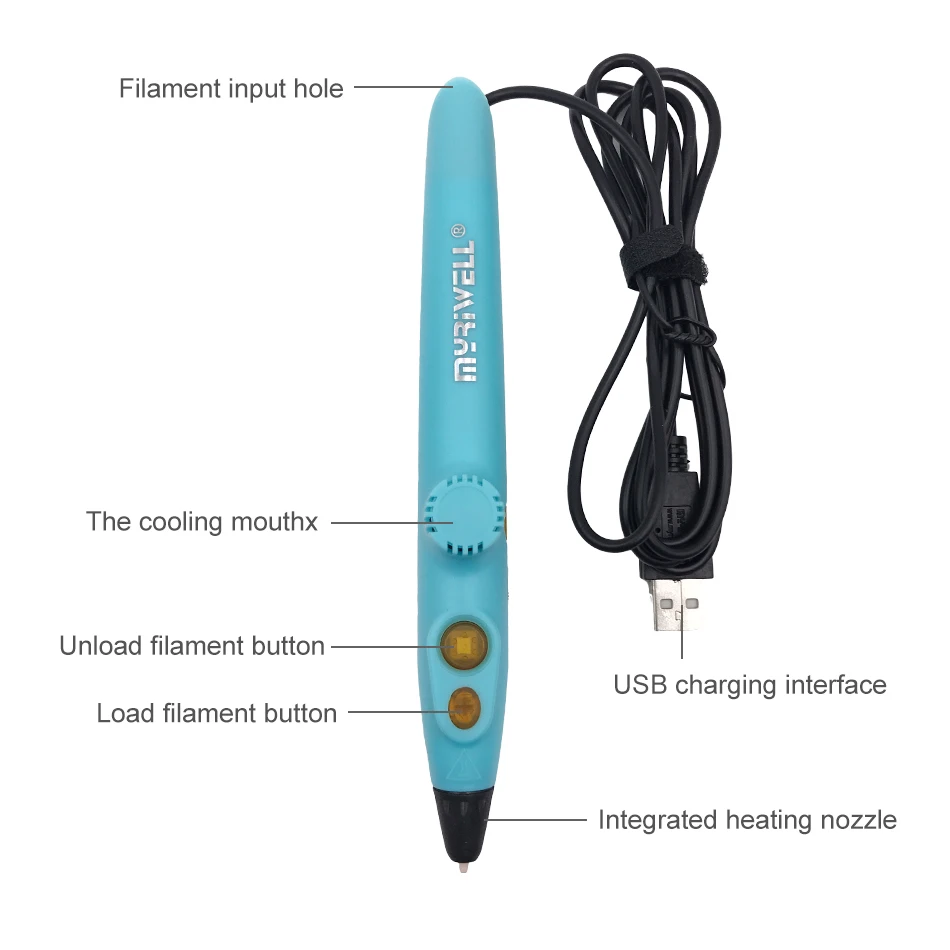 Myriwell najnowszy RP-200A 3D  – 3D Printing Pen For Kids recenzja i cena